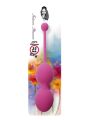 Вагінальні кульки - Silicone Kegel Balls Dark Pink, 32 мм, 200 г