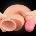 Фалоімітатор - Dual-Layered Silicone Cock 12" Flesh