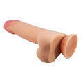 Фаллоимитатор с хребтом и двигающейся кожей Pretty Love Sliding Skin 8.5"
