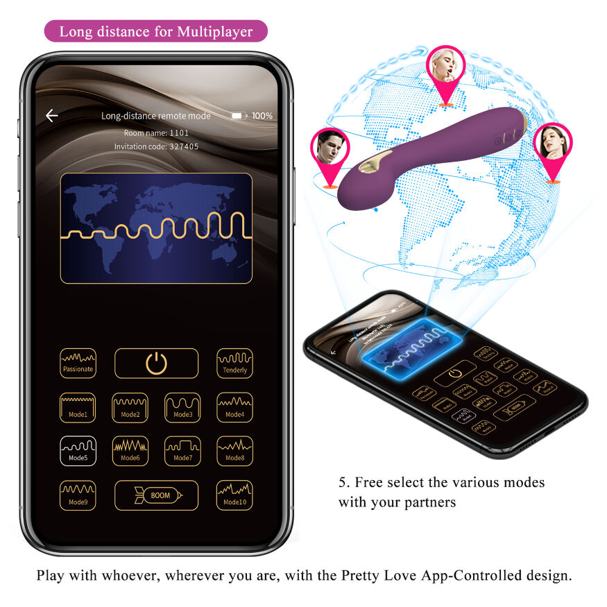 Смарт вибратор Pretty Love - HECTOR G-SPOT VIBRATOR с электростимуляцией, BI-014765HP-1