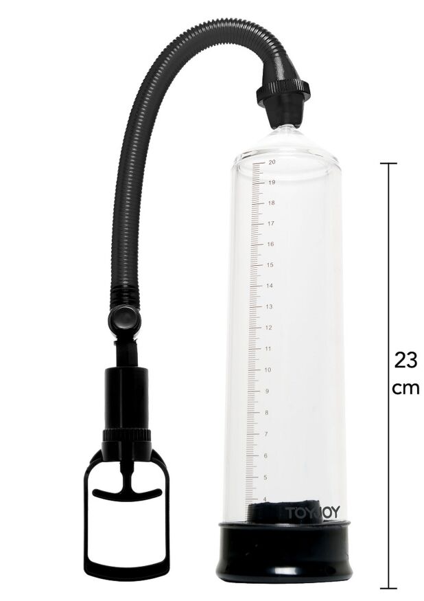 Вакуумная помпа для члена Toy Joy Power Pump механическая, черная