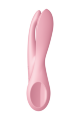 Гибкий клитораотный вибратор SATISFYER THREESOME 1 PINK