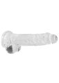 Фалоімітатор - Realrock Dildo 8" Transparent
