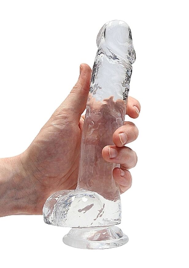 Фалоімітатор - Realrock Dildo 8" Transparent