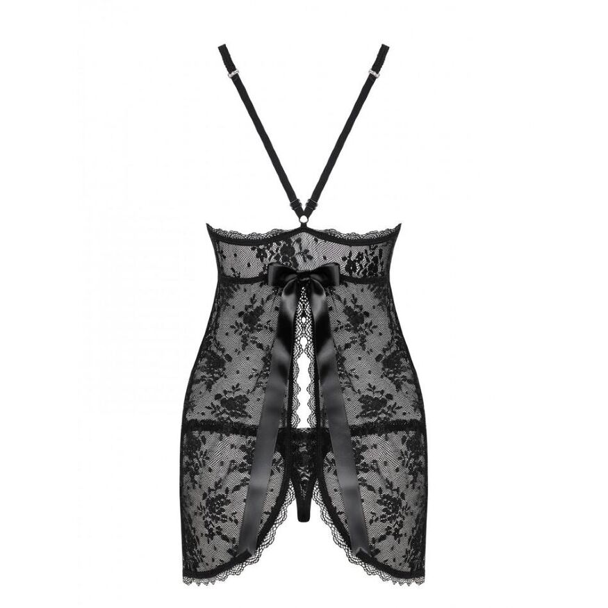 Сорочка Obsessive Behindy babydoll &amp; thong S/M