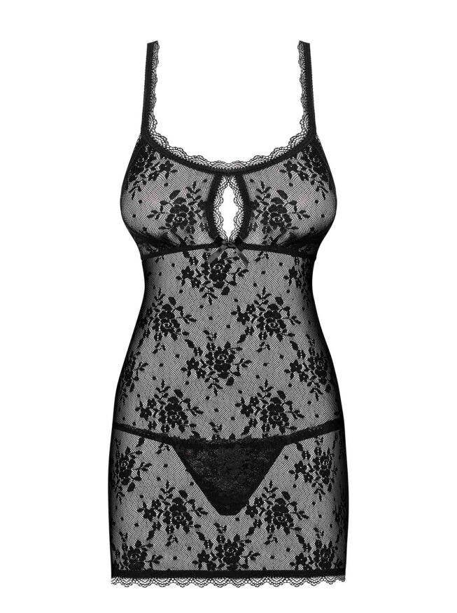 Сорочка Obsessive Behindy babydoll &amp; thong S/M