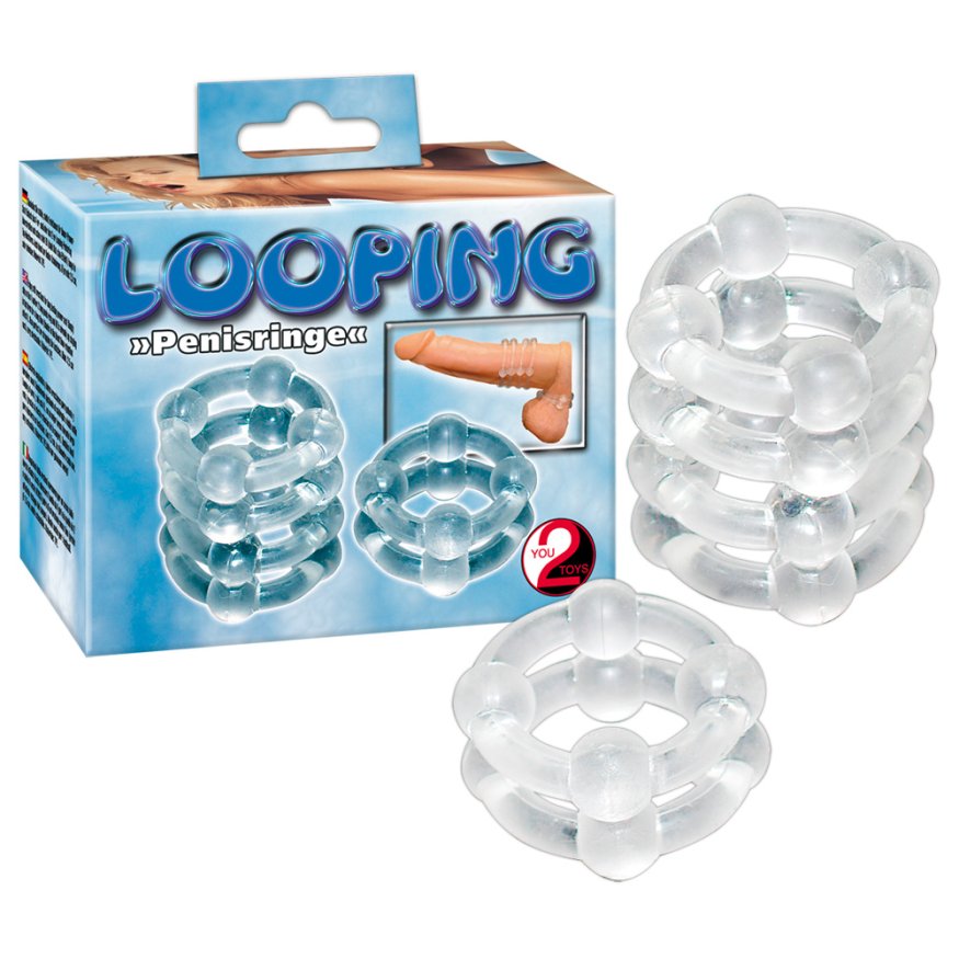 Ерекційні кільця набір- Looping Penis Rings