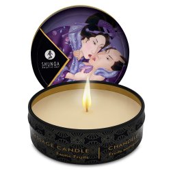 Массажная свеча Shunga Mini Massage Candle - Exotic Fruits (30 мл) с афродизиаками