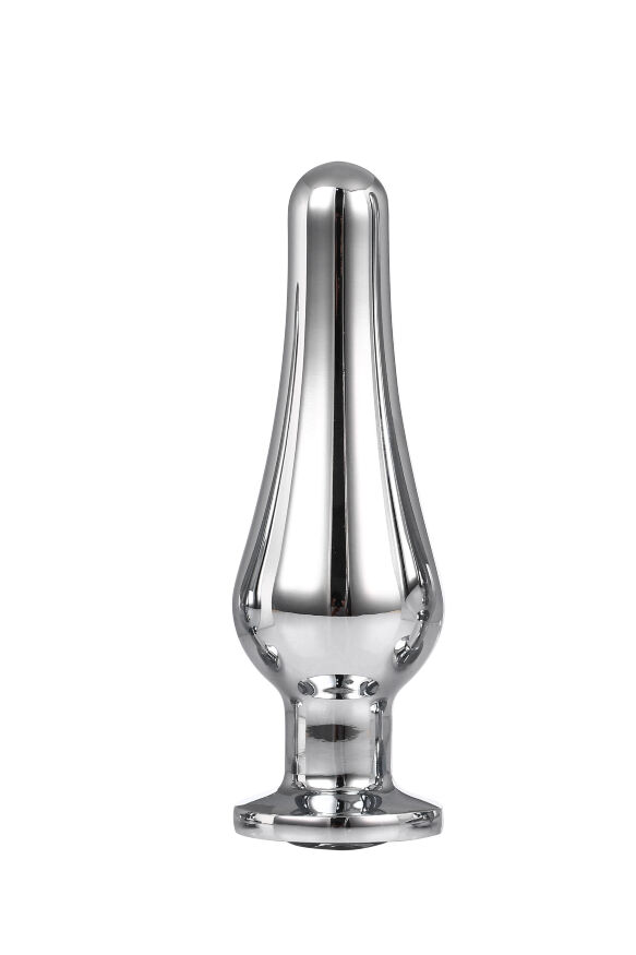 DT21824 Анальная пробка конической формы Dream Toys GLEAMING LOVE SILVER PLEASURE PLUG M
