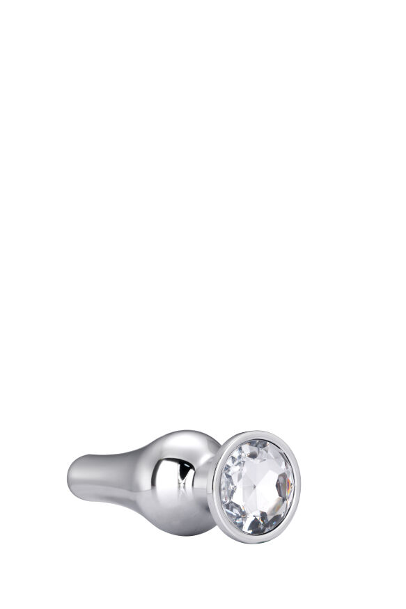 DT21824 Анальная пробка конической формы Dream Toys GLEAMING LOVE SILVER PLEASURE PLUG M