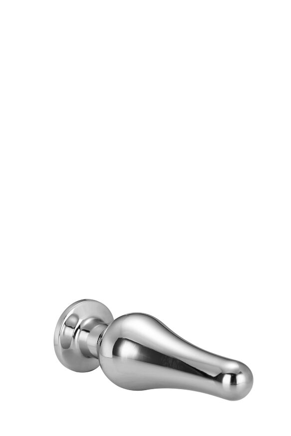 DT21824 Анальная пробка конической формы Dream Toys GLEAMING LOVE SILVER PLEASURE PLUG M