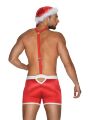 Мужской костюм мистера Санта Клауса Obsessive Mr Claus Красно-белый L\XL