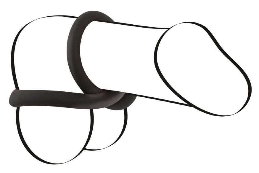 Ерекційне кільце з абсолютно гладкою безшовною поверхнею Silicone Cock and Ball Loop