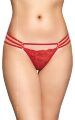 Жіночі стрінги - G-String 2493, red - M/L