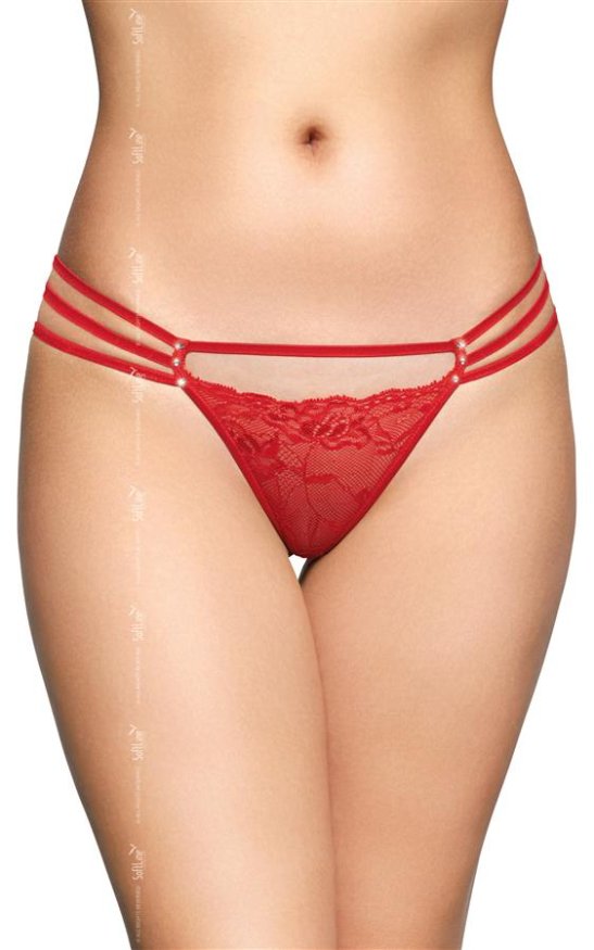 Жіночі стрінги - G-String 2493, red - M/L