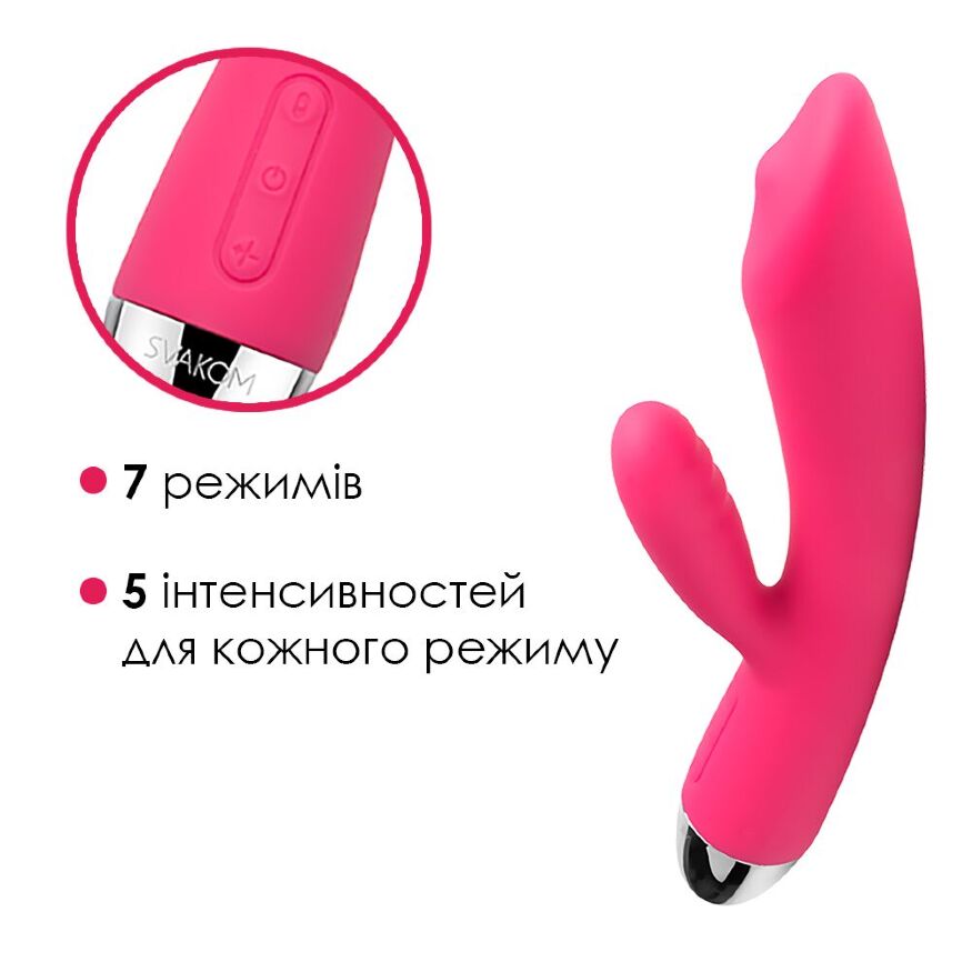 Вибратор кролик Svakom Trysta Plum Red