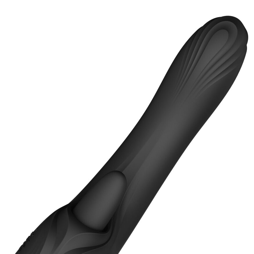 Вібратор-кролик Zalo Ares Obsidian Black