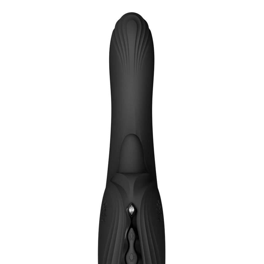 Вібратор-кролик Zalo Ares Obsidian Black