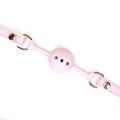 Кляп Liebe Seele White &amp; Pink Fairy Goat Leather Ball Gag