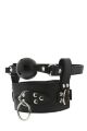 Кляп с ошейником  BLAZE BREATHABLE BALL GAG WITH COLLAR