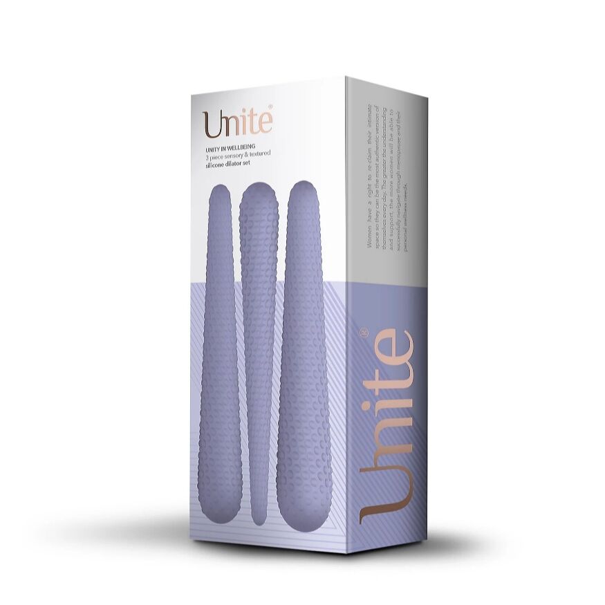 Система восстановления при вагинизме Unite Silicone Dilators Set для снятия спазмов при введении
