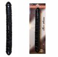 Двойной фаллоимитатор Boss Series: Flexible Double Dong Black, BS6700089