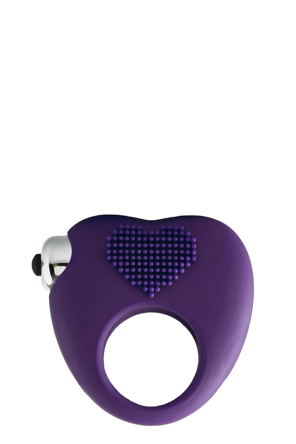 Ерекційне кільце з вібрацією Dream Toys FLIRTS COCKRING PURPLE