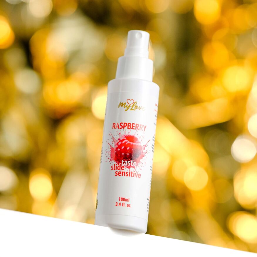 Интимный гель-лубрикант - MyLove Taste-Slide Sensitive Raspberry, 100 мл