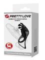 Кільце ерекційне Pretty Love - Vibration Penis Ring Ruben Black, BI-210311-1