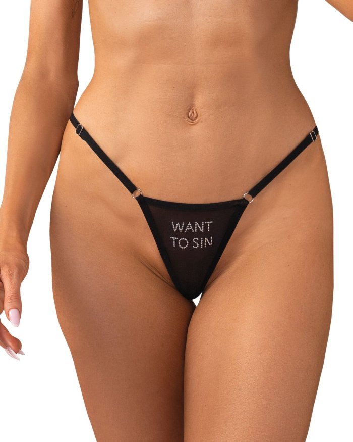 Трусики Obsessive Violami Sin thong L/XL
