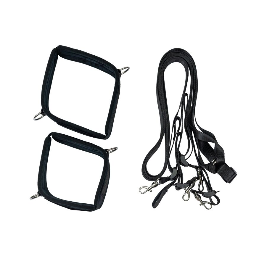 Растяжка на кровать Punishment - 5-Piece Bed Restraint Kit  -  Black