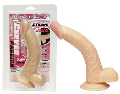 Фаллоимитатор реалистик - Curved Passion, 19 см