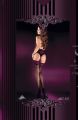 Чулки самофиксирующиеся Ballerina's Secret с контрастным кружевным верхом, L/XL