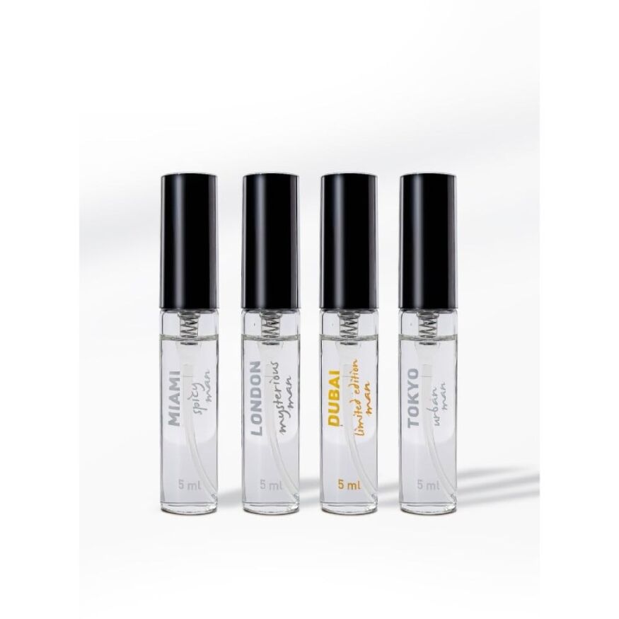 Набор парфюмов для мужчин с феромонами HOT LMTD Pheromone Perfume Мen, 4x5 мл