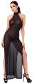Платье Noir Handmade F372 Onyx Twin-slit Long dress S