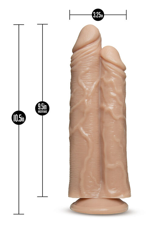 Подвійний фалоімітатор Dr. SKIN DR. DOUBLE STUFFED FLESH