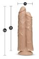 Подвійний фалоімітатор Dr. SKIN DR. DOUBLE STUFFED FLESH