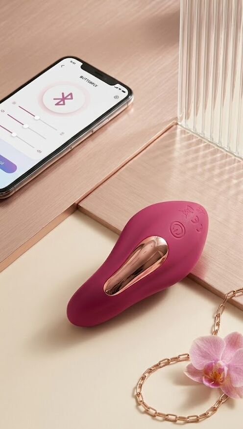 Вибратор в трусики BUTTERFLY Wearable Vibration Egg, смарт управления