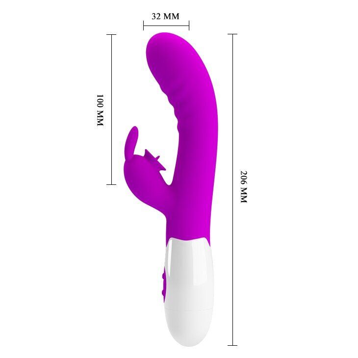 Вибромассажер серии Pretty Love - CERBERUS RABBIT VIBRATOR, BI-014795