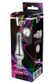 DT21825 Анальная пробка конической формы Dream Toys GLEAMING LOVE SILVER PLEASURE PLUG L