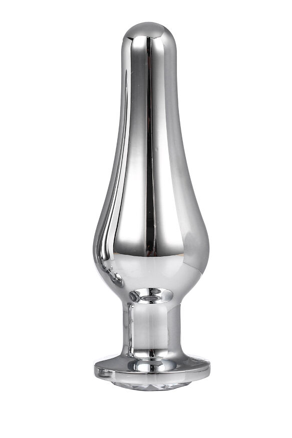 DT21825 Анальная пробка конической формы Dream Toys GLEAMING LOVE SILVER PLEASURE PLUG L