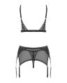 Комплект білизни - Obsessive Shibu Set Black S/M