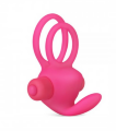 Эрекционное виброкольцо Power Clit Cockring, Pink