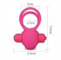 Эрекционное виброкольцо Power Clit Cockring, Pink