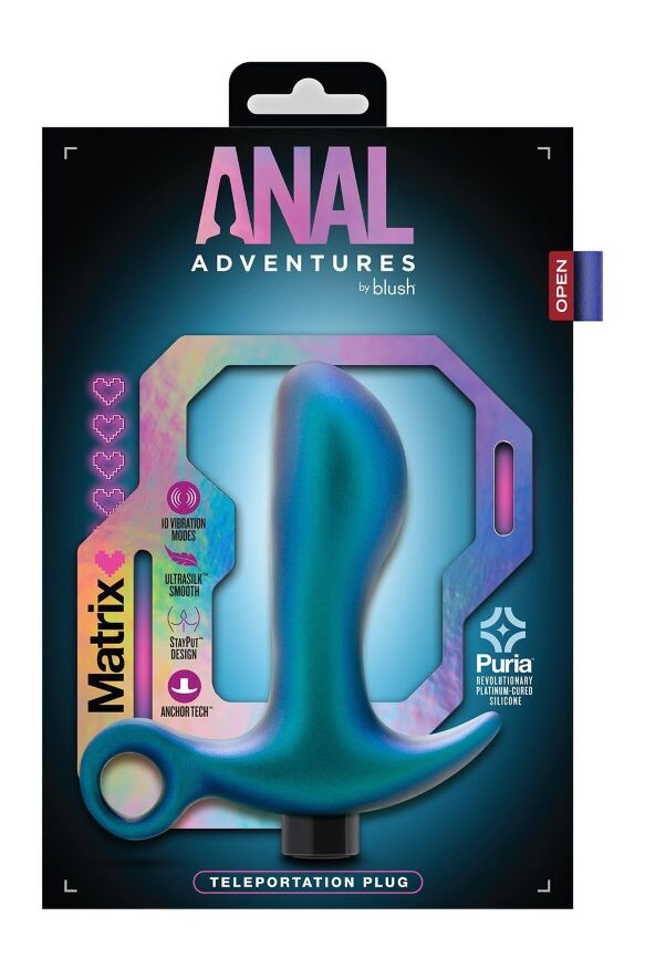 Масажер простати Blush Anal Adventures з вібрацією, 11.5 см