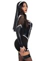 Костюм монашки Leg Avenue Holy Hottie Dress S
