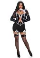 Костюм монашки Leg Avenue Holy Hottie Dress S