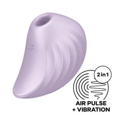 Вакуумний кліторальний вібратор - Satisfyer Pearl Diver Violet