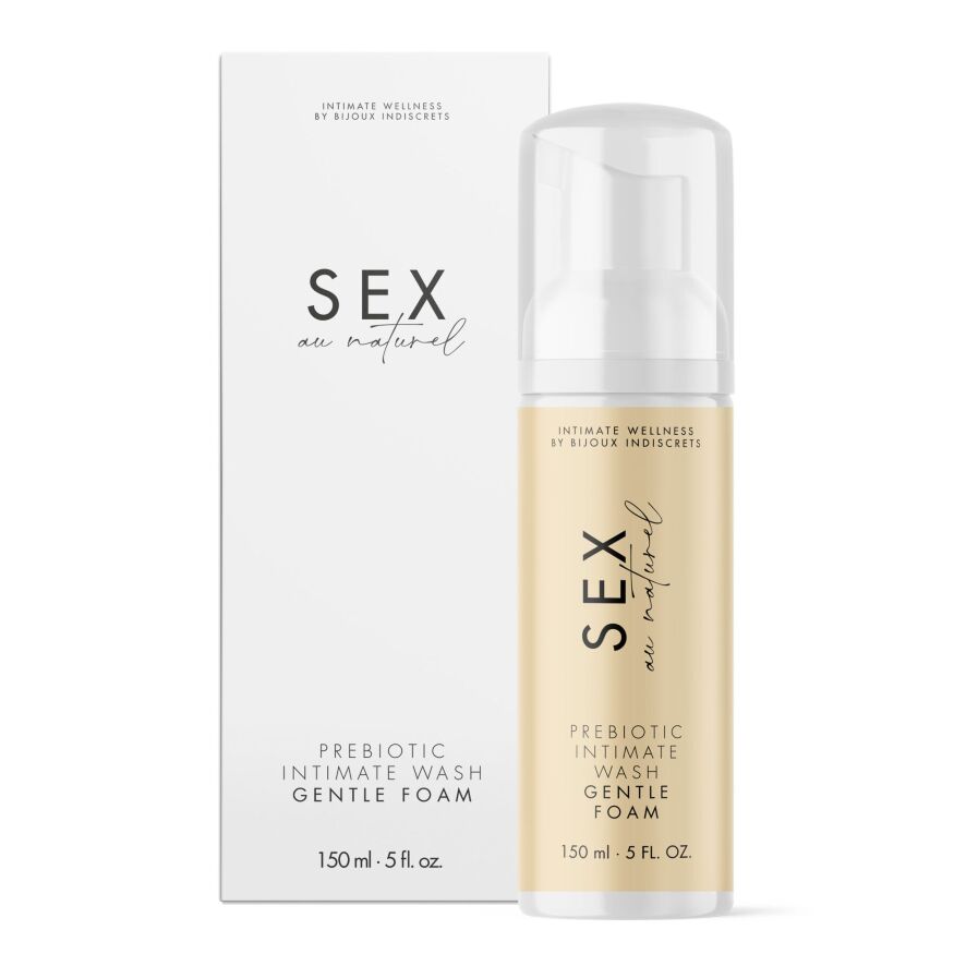 Пена для интимной гигиены Bijoux Indiscrets Sex Au Naturel Prebiotic Intimate Wash Gentle Foam 150мл