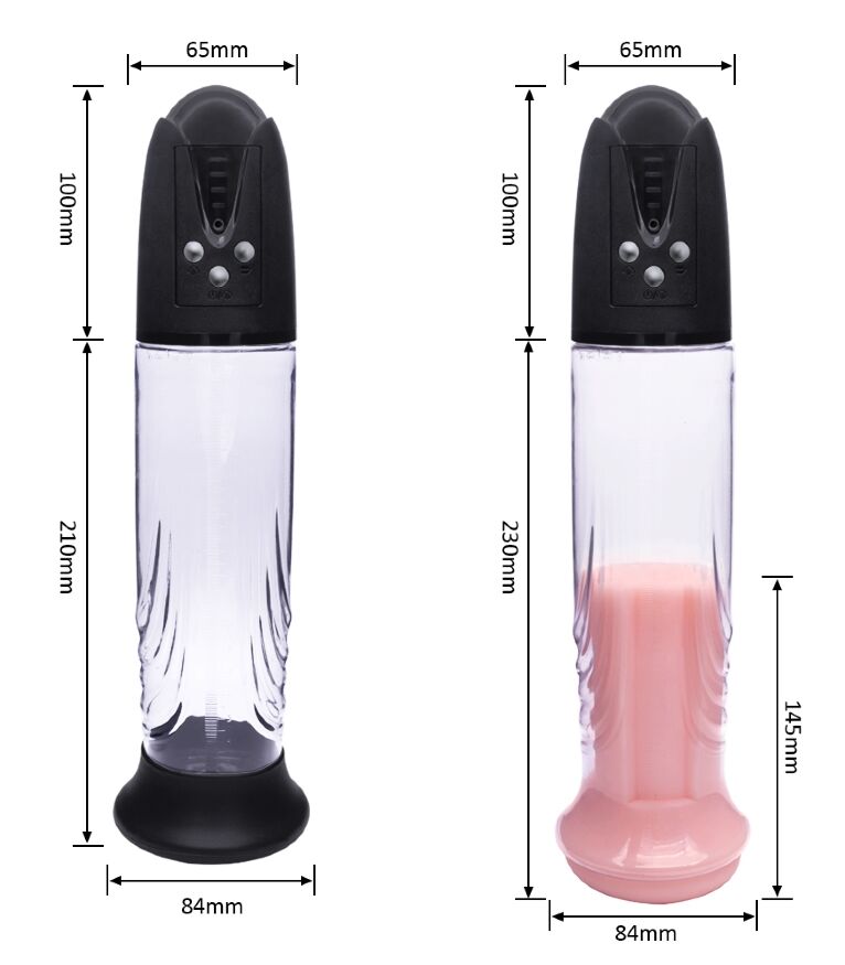 Автоматическая вакуумная помпа с зарядкой от USB CANWIN Passion Pump Men - P668AU